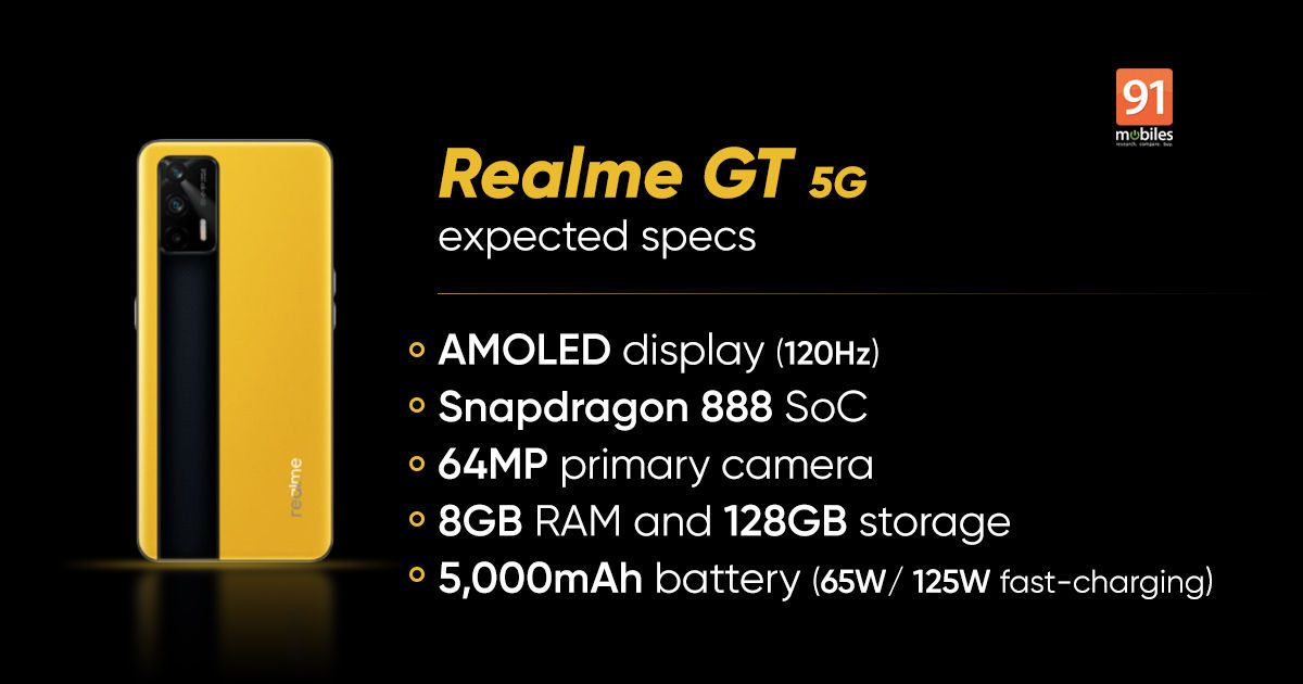 Realme GT 5G with 120Hz Super AMOLED display confirmed ahead of launch