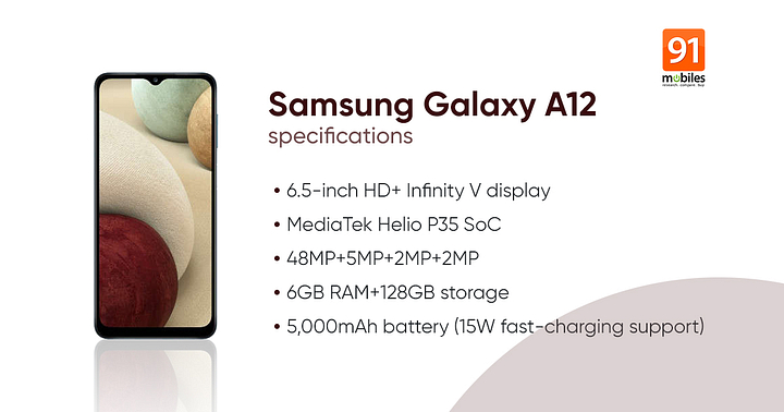 SAMSUNG Galaxy A12 Specification 