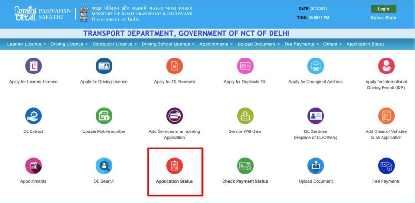 how to get soft copy of driving licence online