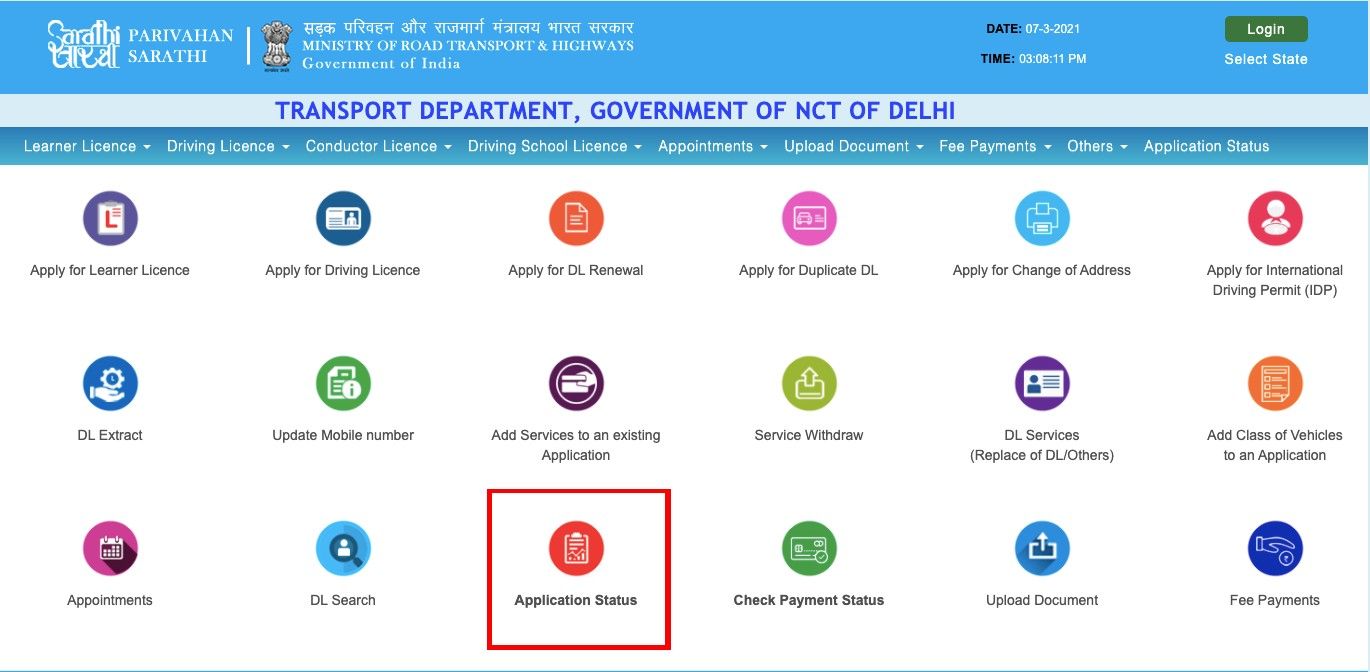 How to apply for driving license -- Check driving licence status