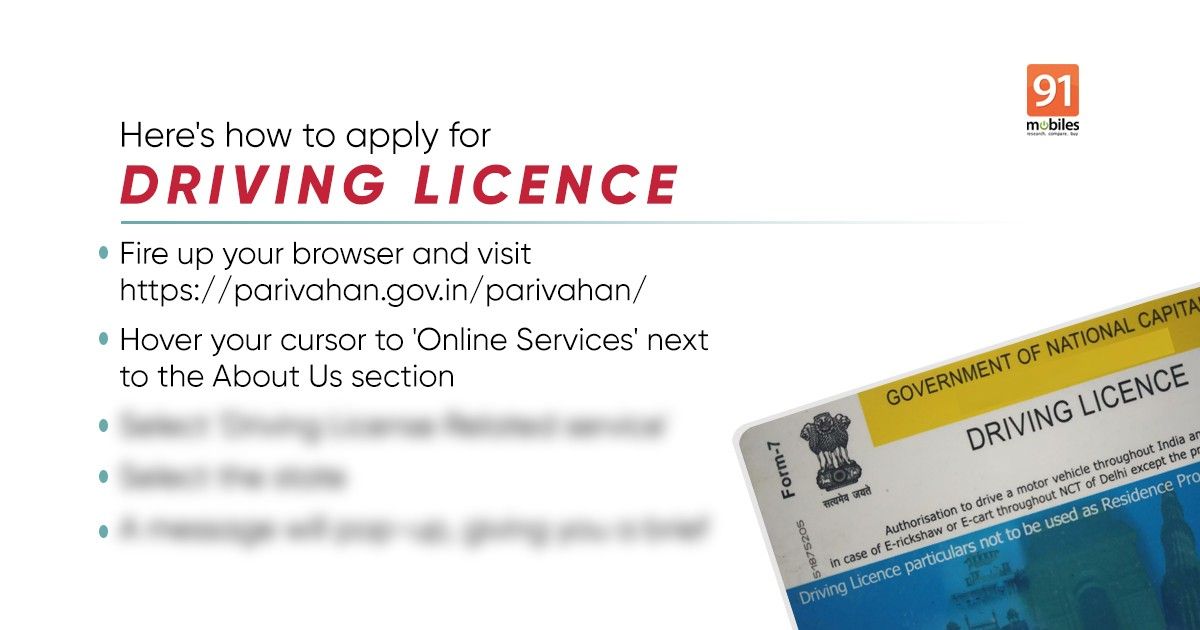 apply driving licence online assam
