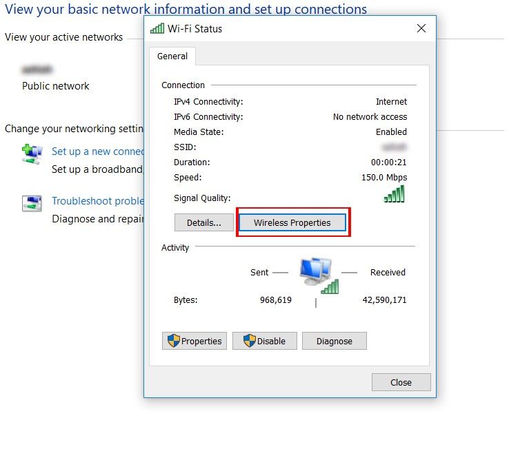 how to set up a new password for router