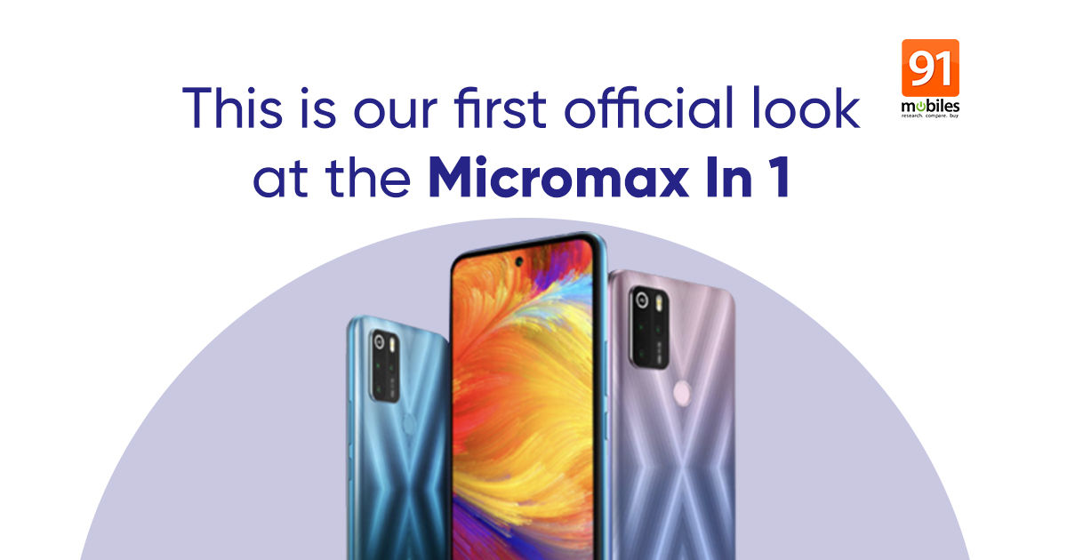 Micromax In 1 specifications tipped, design revealed on Flipkart ahead of launch