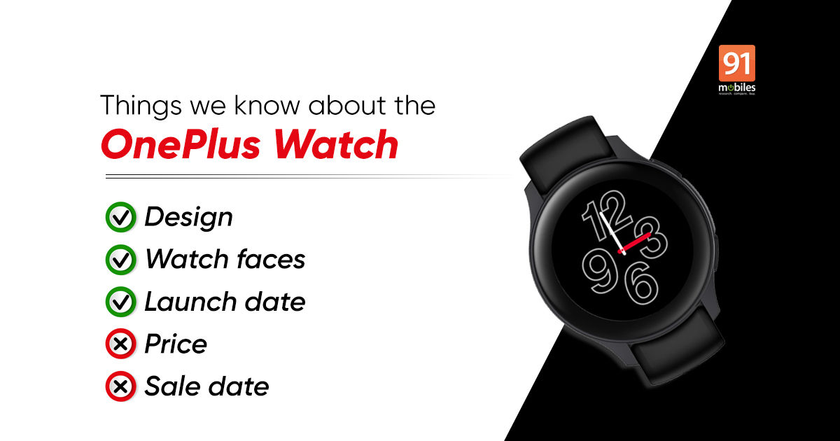 OnePlus Watch roundup: launch date, design, expected price in India, and specifications