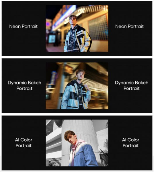 Realme 8 Pro Portrait Filters