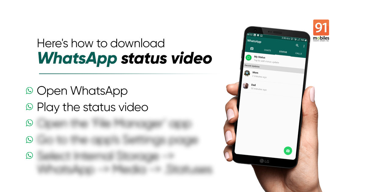 Whatsapp Status Video Download How To Download Whatsapp Status Videos On Android And Ios Mobiles Toysmatrix