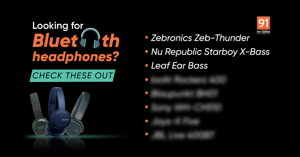 Bluetooth headphones: Best wireless over-ear headphones under Rs 5,000 in India