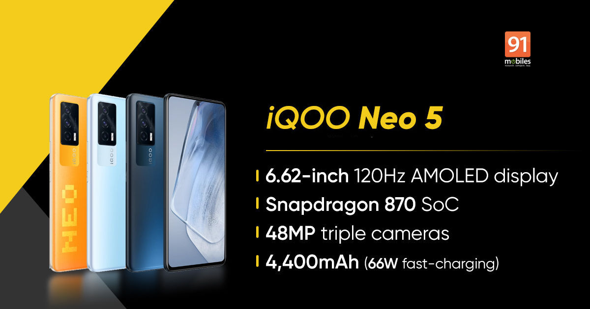 iQOO Neo 5 India launch inches closer, gets registered in Indian IMEI database