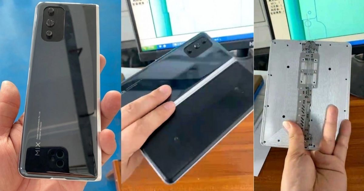 Xiaomi Mi Mix foldable phone design leaks in real-life images