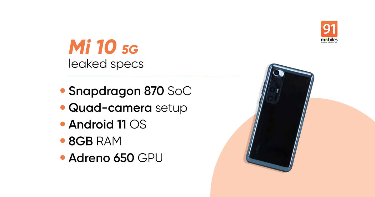 Mi 10 5G Specs