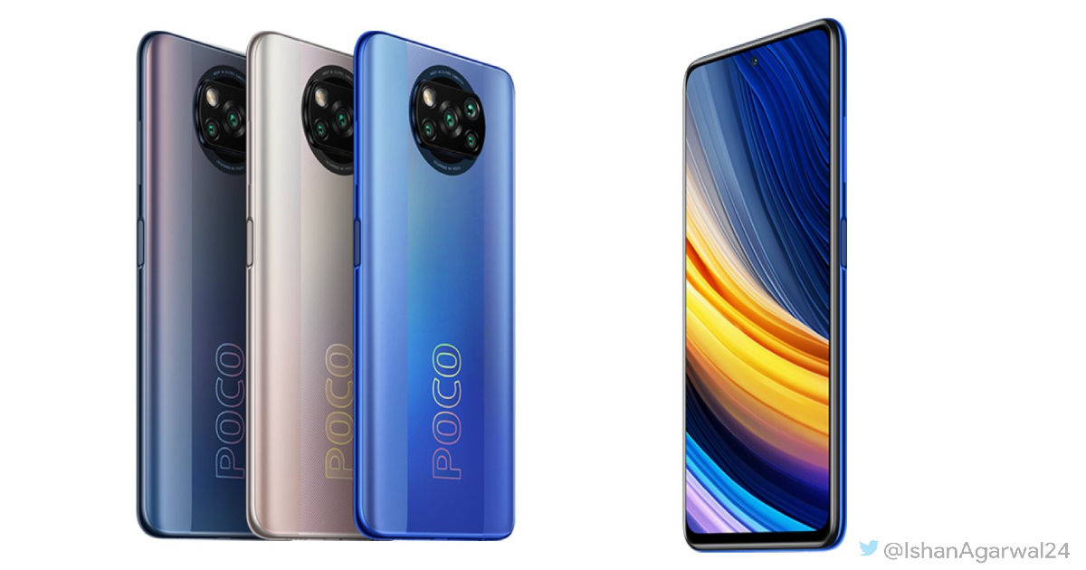 POCO X3 Pro design revealed through leaked render ahead of India launch