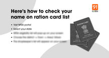 How to check Ration card details online by name