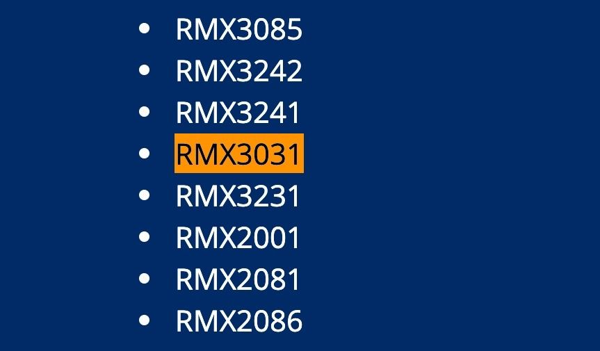 Realme RMX3031 BIS