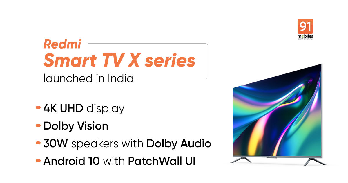 Redmi Smart TV X Series launched in India