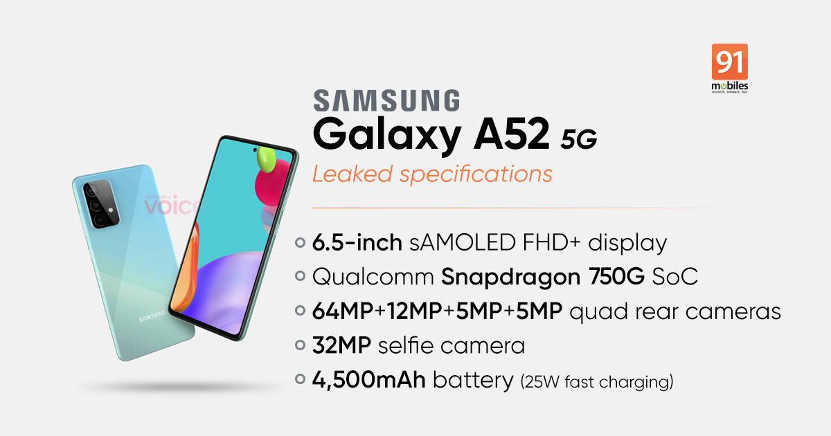 a52 5g specs