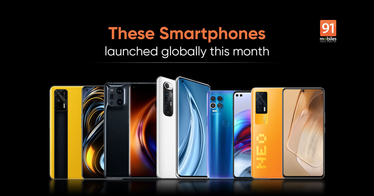 Mobile phones launched worldwide in March 2021: RealMe GT, Poco X3 Pro, Mi10S and more |  91mobiles.com