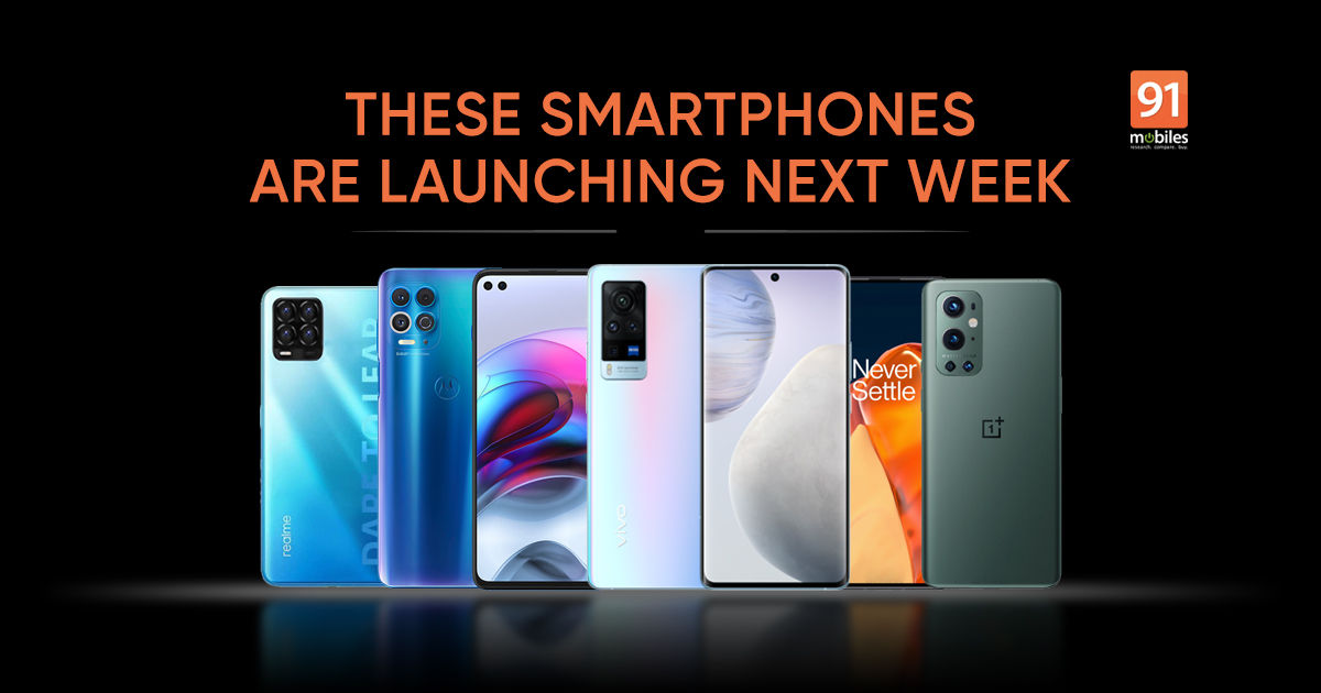 Smartphones launching in India next week: OnePlus 9 series, Realme 8 series, POCO X3 Pro, and more