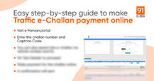 Traffic e challan: How to pay challan online, check e-challan status, and file grievance