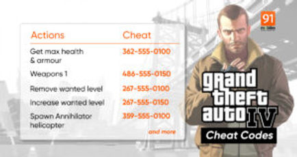 GTA 4 cheats: list of all codes for PC, PS3, PS4, PS5 and Xbox