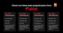 Airtel new prepaid plans 2023: Best Airtel recharge plans with voice and data benefits available in India right now