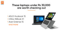 Laptop under Rs 30,000: Best laptops under Rs 30,000 from Lenovo, ASUS, Acer, and more you can buy in India