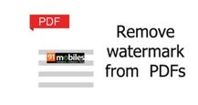 How to remove watermark from PDF online and offline for free