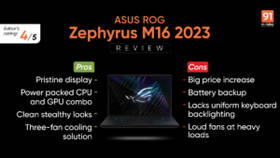 ASUS ROG Zephyrus M16 2023 review: power-packed performance that comes at a price
