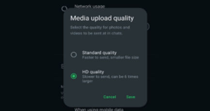 How to use WhatsApp HD quality feature to share photos in high definition automatically