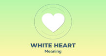 What does 🤍 White Heart emoji mean in social media and how to use it correctly with examples