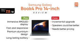 Samsung Galaxy Book4 Pro 14-inch review: Intel`s Core Ultra spearheads Samsung`s MacBook rival