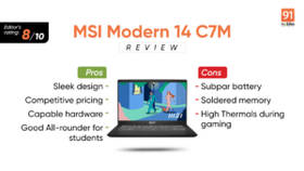 MSI Modern 14 review: good balance of portability and performance for students on a budget