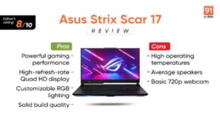 ASUS Strix Scar 17 review: the most powerful AMD Ryzen 9 gaming laptop ft. RTX 4090