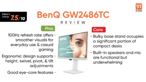 BenQ GW2786TC review: a practical monitor for modern work-from-home setups