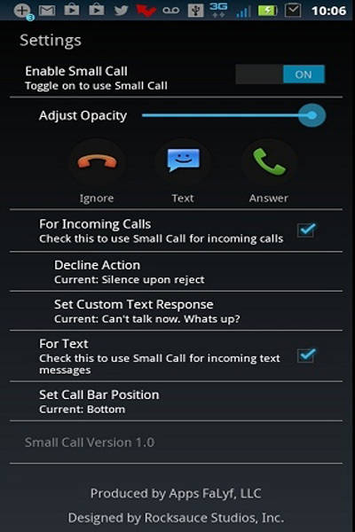 Small Call (Android) App Review
