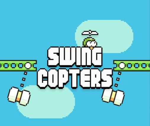 Swing Copters is an impossibly difficult version of Flappy Bird