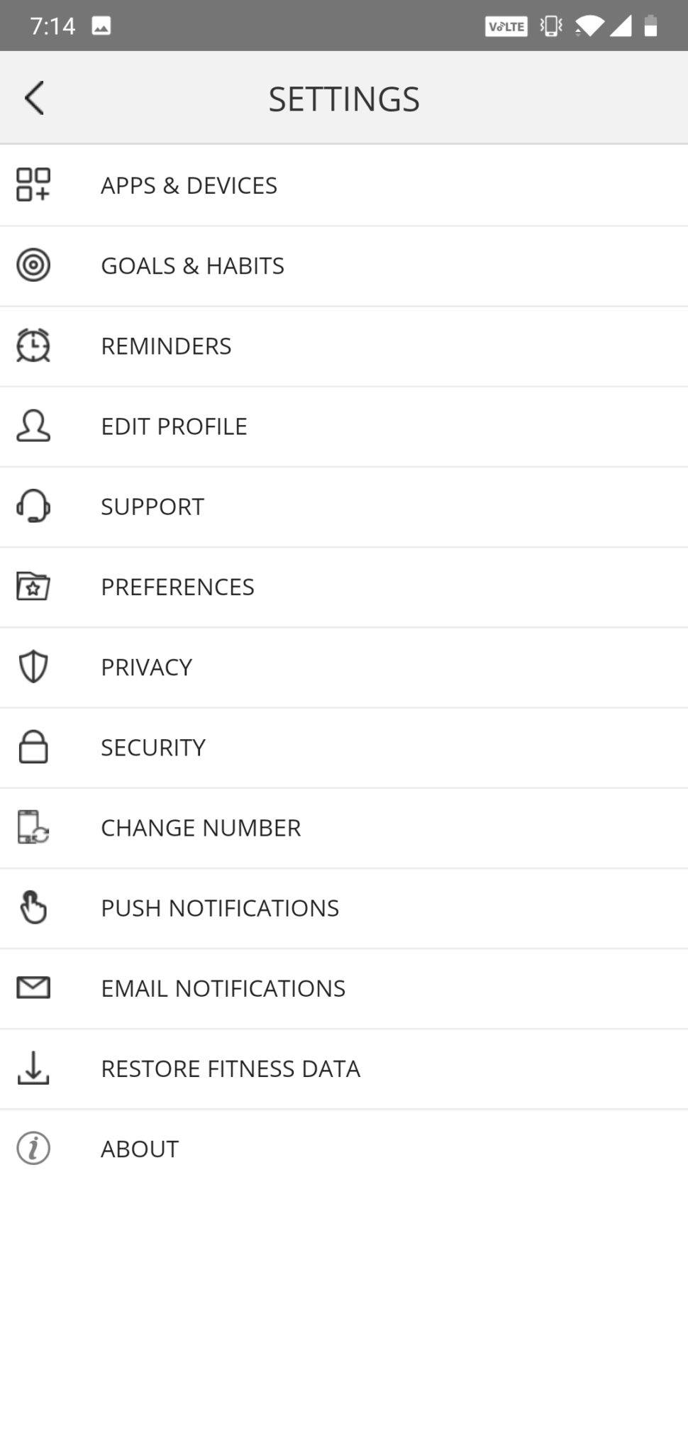 Goqii Vital App UI 3