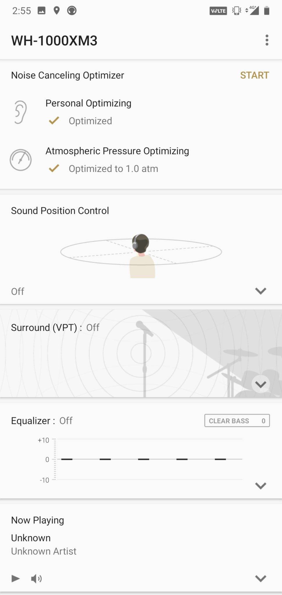 Sony WH-1000XM3 app 1