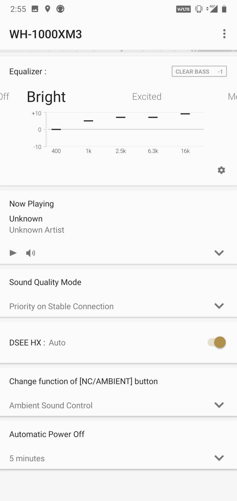 Sony WH-1000XM3 app 3