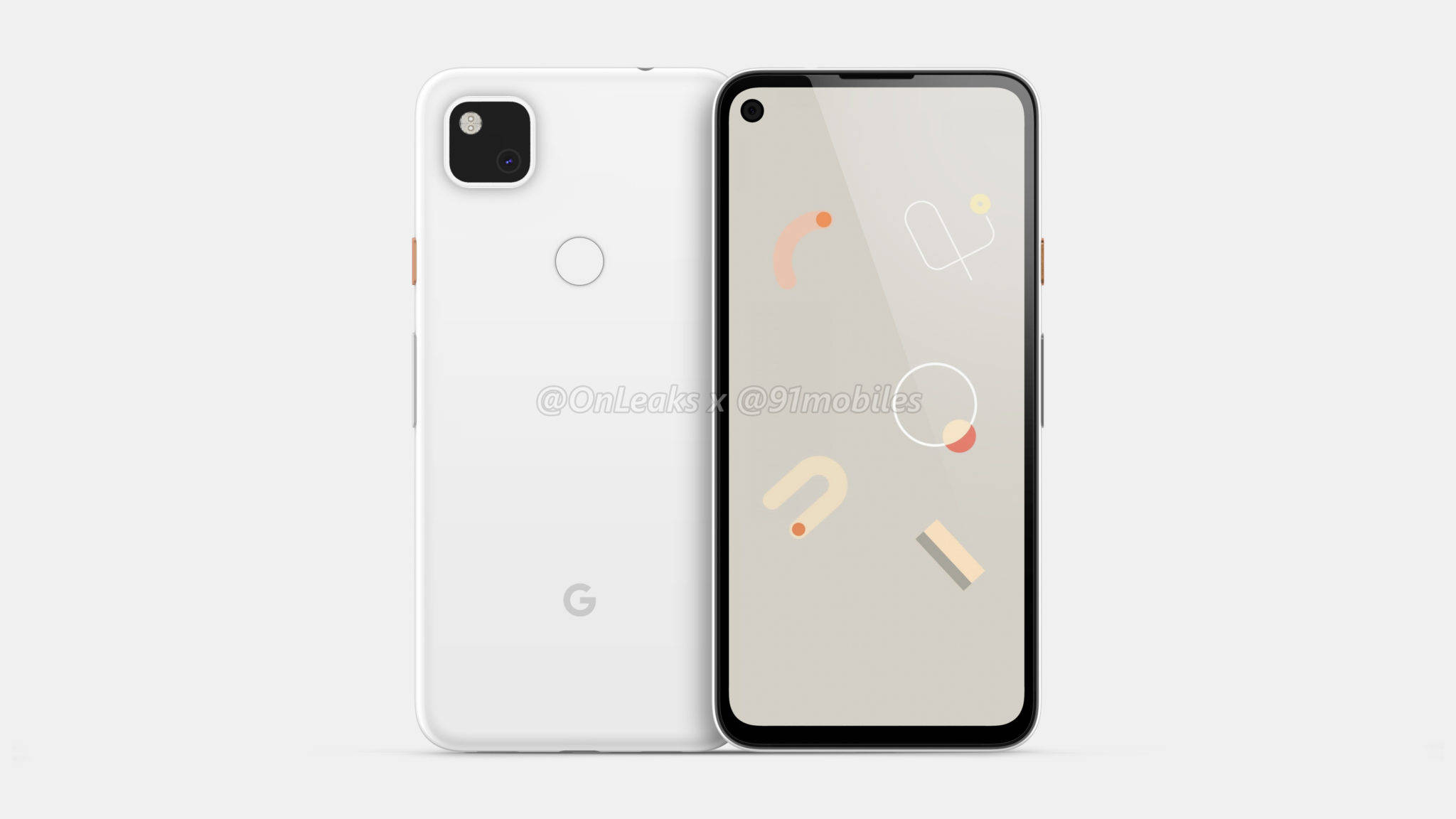 Exclusive] Google Pixel 4a renders showcase punch-hole display and