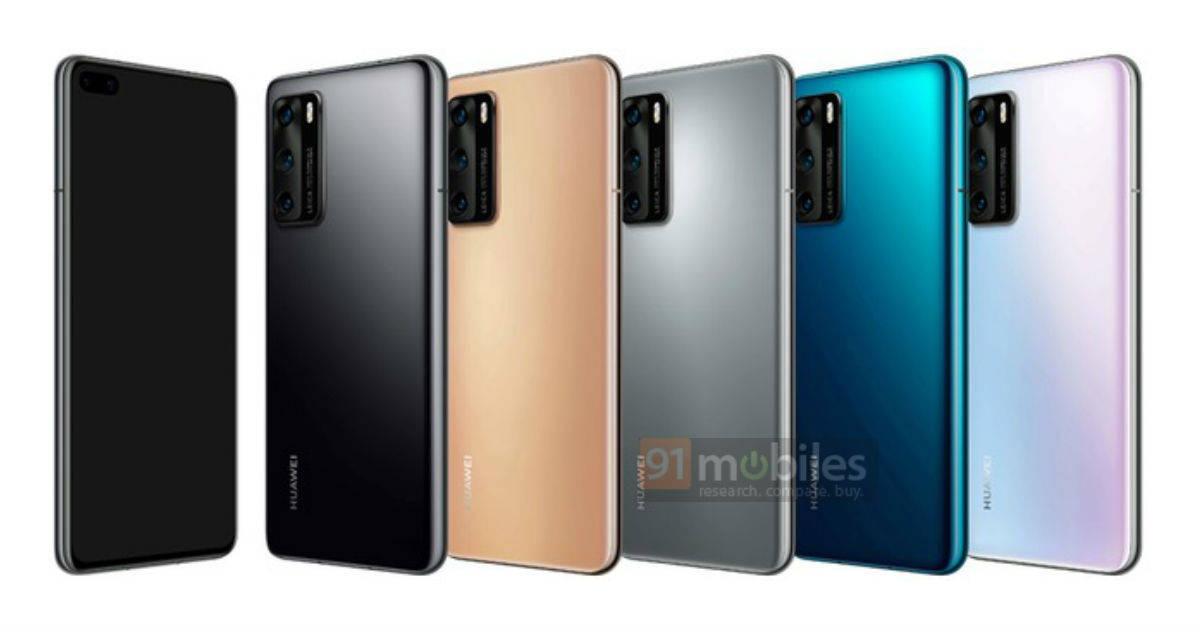 Exclusive] Huawei P40, P40 Pro colour options and design revealed