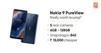 nokia 9 pureview price cut india