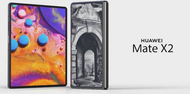 Huawei Mate X2 with 66W fast charging support