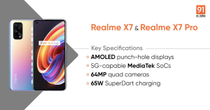 REalme X7 series specs featured