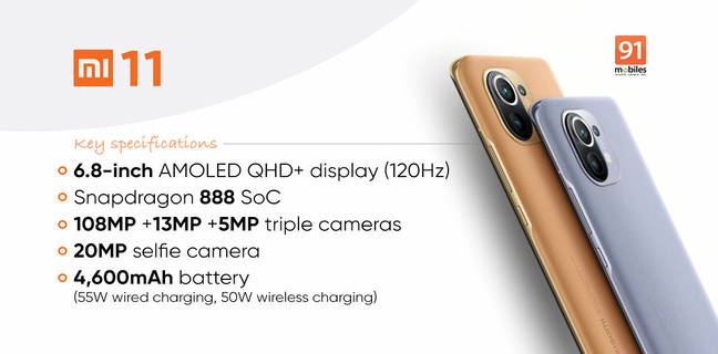 Mi 11 Specifications Featured