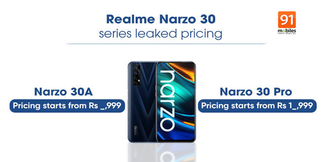 Realme Narzo 30 Series India Price