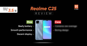 Realme C25 review: a pricier Narzo 30A
