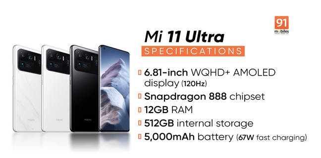 Mi 11 Ultra Specifications