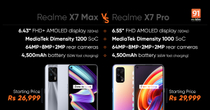 Realme X7 Max vs Realme X7 Pro