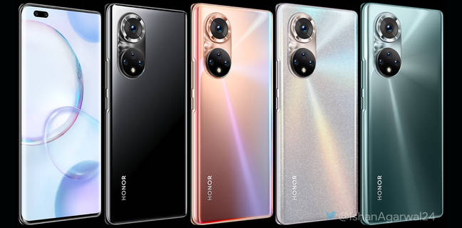Honor 50 SE, Honor 50, Honor 50 Pro specs revealed