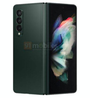Samsung_Galaxy_Z_Fold3_green_color_render_04